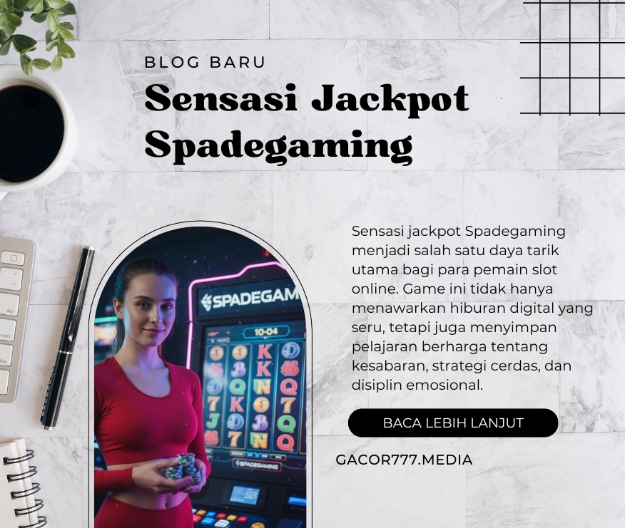 Sensasi Jackpot Spadegaming: Strategi Cerdas dan Kesabaran Pemain